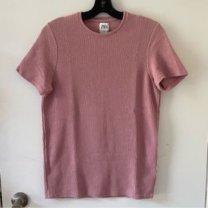 Pink ripple tee